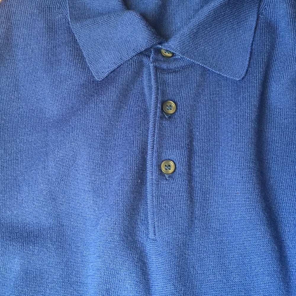 Gran Sasso dark blue wool sweater - Picture 3 of 7